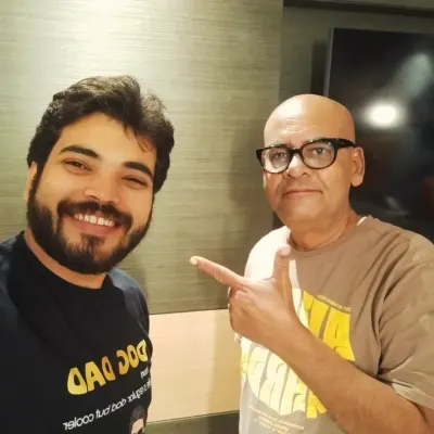 A truly blessed moment with the legendary bassist Keith Peters sir. Hearing his stories about working with A.R. Rahman sir was an inspiration I will carry with me always.