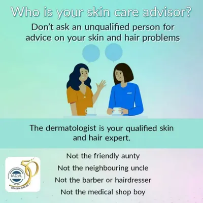 Please do not entrust your skin's health to unqualified individuals. Advice from a friend, a shopkeeper, or a beautician is not a substitute for a medical consultation. As a qualified dermatologist, I am the true expert for your skin and hair concerns.