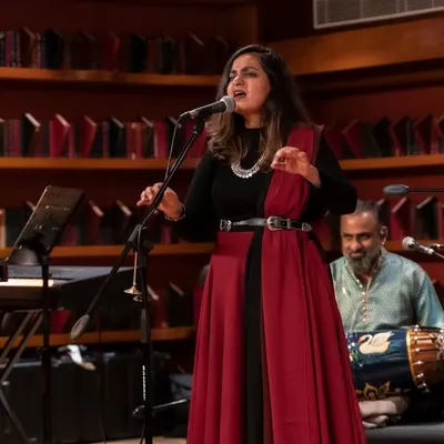 Kicking off my 'Vari' album tour at Windmills, my favorite venue in my home city of Bengaluru. The intimate setting, surrounded by a library of books, creates a warm and special atmosphere for sharing my music.