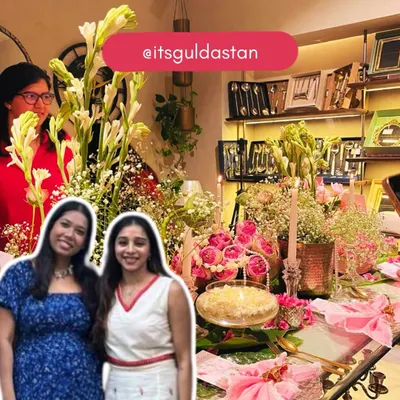 A wonderful memory from a creative workshop hosted at my store. I love collaborating with other artists and building a community around art, decor, and shared stories.