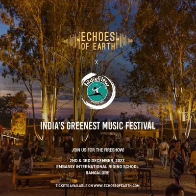 A poster for our fire show at Echoes of Earth, India's greenest music festival. We were thrilled to bring the fire back to this amazing event.