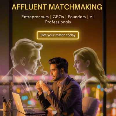 I provide affluent matchmaking for the visionary elite, including CEOs, founders, and entrepreneurs. I connect them with partners who match their ambitious thinking and lifestyle.