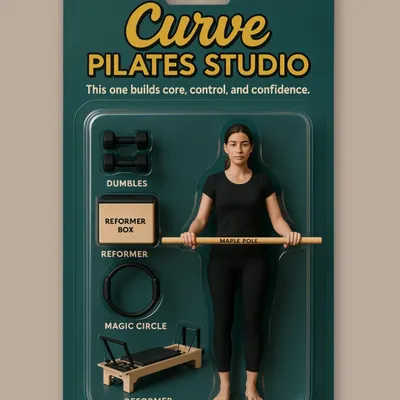 Our favorite Pilates studio, toy edition. This one builds core, control, and confidence.