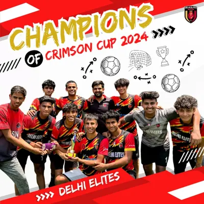 Champions of the Crimson Cup 2024. A proud moment for the team, celebrating a well-deserved victory after executing our game plan with precision and teamwork.
