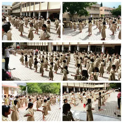 Back in action at Carmel Convent School. It is a joy to see students return with so much energy, ready to learn the art of Karate and build their character.