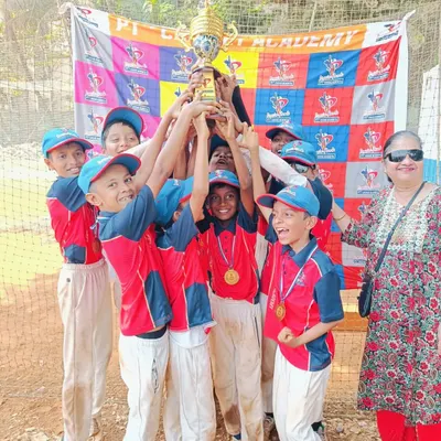 Pure happiness from our U-10 Red Team, the champions of PTPL 2024. Lifting the trophy together is a foundational memory of teamwork and success.