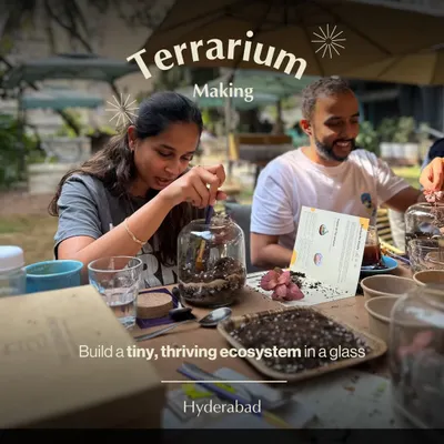Build a tiny, thriving world in a glass jar. Our terrarium making sessions are a perfect blend of nature and design, where you learn to layer soil, stone, and plants to create a self-sustaining miniature garden. It’s a wonderful way to bring a piece of the outdoors into your home.