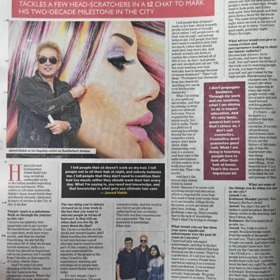 I was featured in The Telegraph, where I shared some expert hair care tips. It is always great to connect with a wider audience and talk about the science of hair.