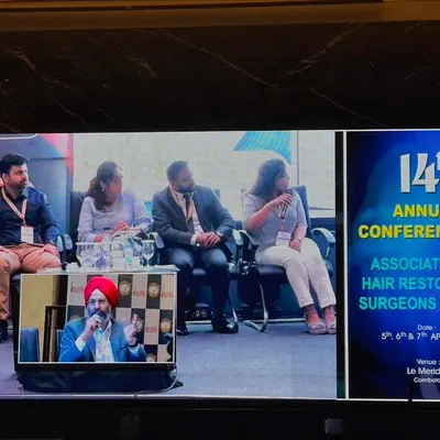 I was honored to be a faculty member at Haircon 2024, the 14th National Conference of the Association of Hair Restoration Surgeons of India. Sharing knowledge with peers is essential for advancing patient care.