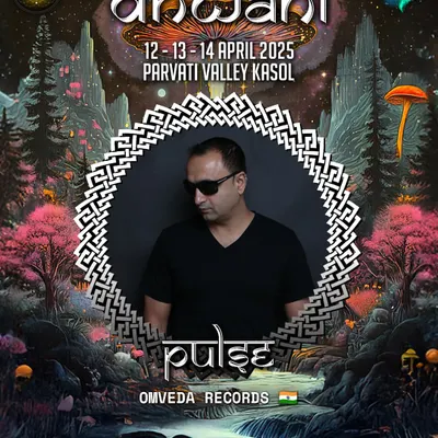 This is the official poster for my performance as Pulse at the Dhwani Festival in Parvati Valley, Kasol. Playing a morning psytrance set in the heart of the Himalayas is a spiritual experience.