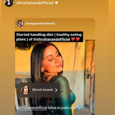 It's always great to see clients like Shruti Anand embracing their healthy eating plans. I'll be sharing her meal pictures soon.