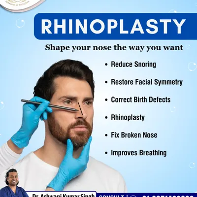 Rhinoplasty is a versatile procedure that can address both cosmetic and functional issues. I perform it to restore facial symmetry, correct birth defects, fix a broken nose, reduce snoring, and improve breathing.