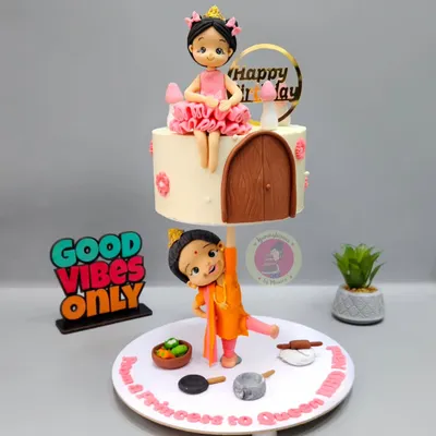 This cake is so special to me. A student came all the way from Bangalore to learn this trending anti-gravity design for her nani. When passion drives you, distance doesn't matter, and I was so happy to mentor her through this beautiful creation.
