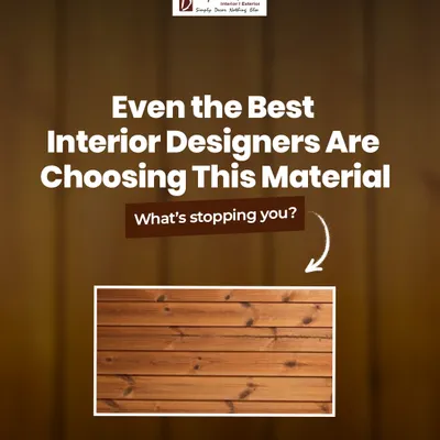 There's a reason the best interior designers are choosing materials like Thermopine and IPE wood. This image highlights a sample, inviting you to discover the quality that professionals trust.