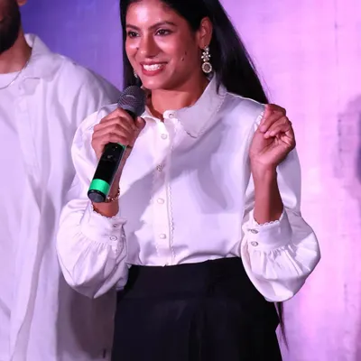 Speaking at an event, sharing my journey and passion for dance with the audience. I enjoy connecting with people and inspiring them through my story.