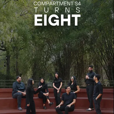 A photo of our team of eight partners, marking our eighth anniversary. Our practice began as a shared dream among friends to build meaningful public spaces, and that collaborative spirit remains our foundation.