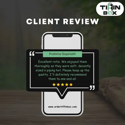 We love getting feedback from our clients! Pratima Gopinath enjoyed our soft, hot rotis and recommended them to everyone. Thank you for the kind words!