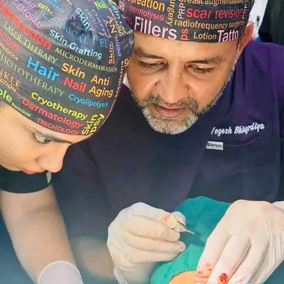 I was honored to be selected for the ACS(I) Dermatosurgery training under the guidance of the esteemed Dr. Yogesh Bhingradia. This branch of dermatology has always been a passion of mine, and this intensive training has profoundly enhanced my surgical skills.