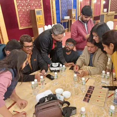 Fostering Collaboration with a VR-Based Murder Mystery. Here's the EXL Transition Team engaged in a VR-based team-building activity. These exercises are designed to improve problem-solving, communication, and teamwork in a fun and immersive environment.