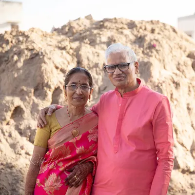 It is an honor to photograph couples who have built a lifetime of love together. This portrait of a couple, dressed beautifully for their anniversary, shows a quiet strength and partnership that is truly inspiring.