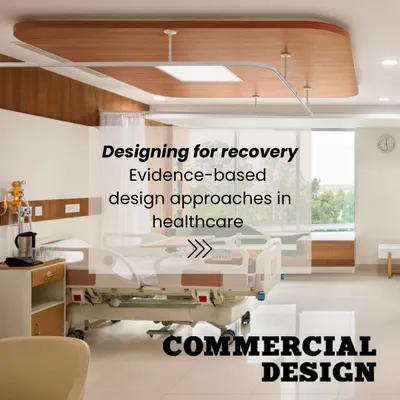We design for recovery by using evidence-based design (EBD) approaches. This means every choice, from the layout of a patient room to the view from a window, is backed by research to promote healing and well-being.