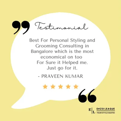 I'm so grateful for this wonderful feedback from Praveen. My goal is always to provide high-value, economical styling and grooming consulting that delivers real results.