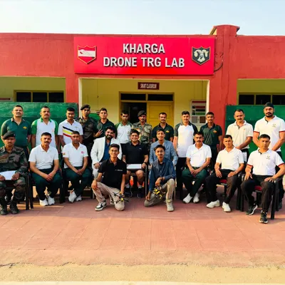A proud moment with a graduating batch of soldiers at the Kharga Drone Training Lab. We are not just building drones, we are building warriors with wings.