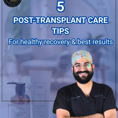 Your hair transplant is done, now what? This guide covers 5 essential post-transplant care tips for a healthy recovery and the best results.