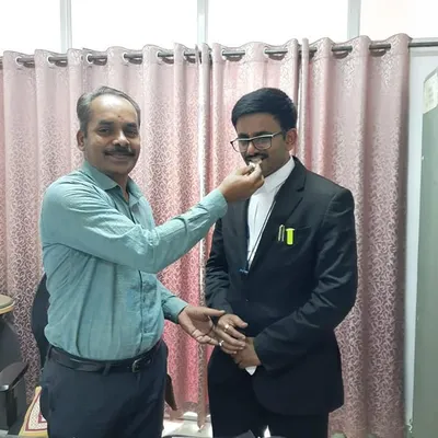 Celebrating a successful outcome with a client. These moments of shared success are the most fulfilling part of my work as an advocate.