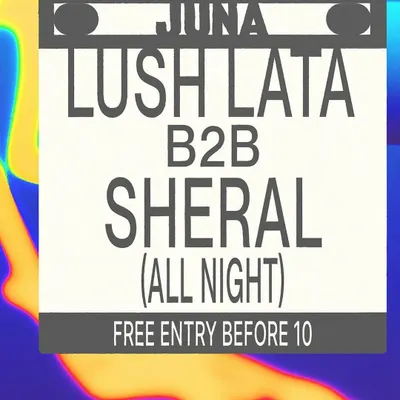 This poster announced a special back-to-back set with DJ Sheral in Goa. We had only hyped each other up online, so we decided to go all in and play together all night long. No risk, no reward.