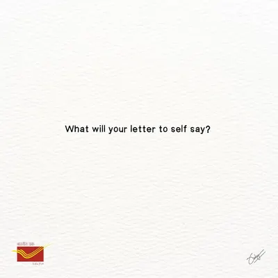 A question I posed during an event with Karnataka Postal Circle. In a world of fleeting digital messages, what would your letter to your self say?
