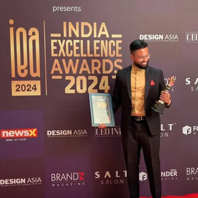 Proudly holding the India Excellence Award 2024. This award is a validation of my team's hard work and my core belief in never compromising on quality.