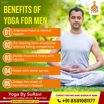 Yoga offers incredible benefits for men, including improved heart health, muscle building, and better sleep. Our at-home sessions are designed for everyone.