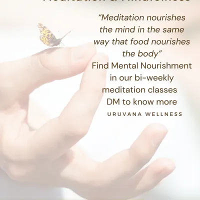 "Meditation nourishes the mind in the same way that food nourishes the body." Join our bi-weekly meditation and mindfulness classes with Rupal to let go of anxiety, reduce stress, and increase productivity.