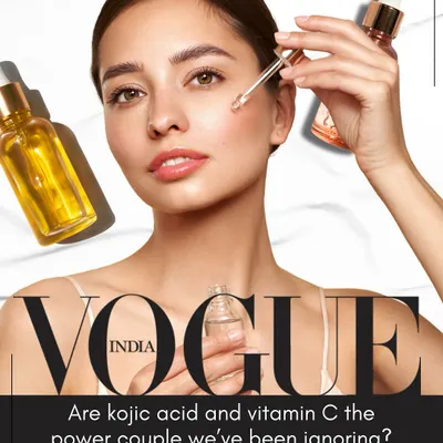 I was thrilled to be featured in Vogue India, discussing whether Kojic Acid and Vitamin C are the power couple we've been ignoring for radiant skin.
