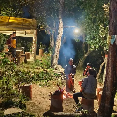 The ride doesn't end when the sun goes down. Some of the best moments happen around a campfire, sharing stories and laughs with new friends. This is the community side of our adventures.