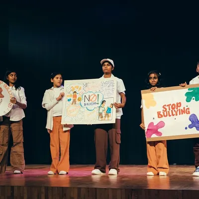 Our dancers using their performance to send a powerful message against bullying. We encourage our students to use movement to express their feelings and stand for something meaningful.