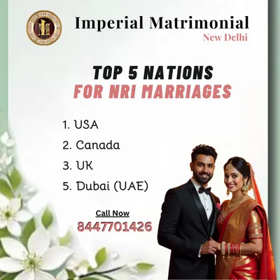 We have a strong presence in the top nations for NRI marriages, including the USA, Canada, UK, and UAE. Our global network helps you find a partner who understands the NRI lifestyle.