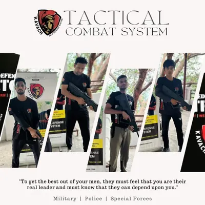 The Kavach Tactical Combat System is our elite unit for training warriors in uniform. We cater to Law Enforcement, Indian Military, and Special Forces, arming our guardians with a proper Kavach.