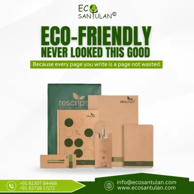 Eco-friendly never looked this good. This is a showcase of my Rescript stationery line, made from recycled materials. Every page you write is a page not wasted, and a choice for a greener planet.