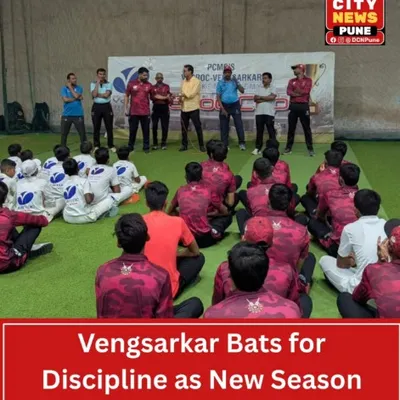 A news clipping about my conversation with Vicky Ostwal, a testament to his hard work, travelling daily from Lonavala for practice. He now represents Maharashtra and is in an IPL squad.