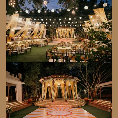 A spectacular Sangeet night with a custom 'Dard-e-Disco' inspired dance floor. We bring Bollywood dreams to life with thematic decor, dramatic lighting, and a stage designed for unforgettable performances.