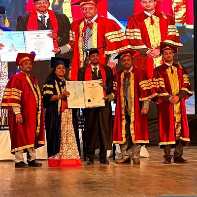 On stage receiving my official certification from The Institute of Chartered Accountants of India. This document is the symbol of years of hard work and the expertise I now use for statutory audits and company compliance.