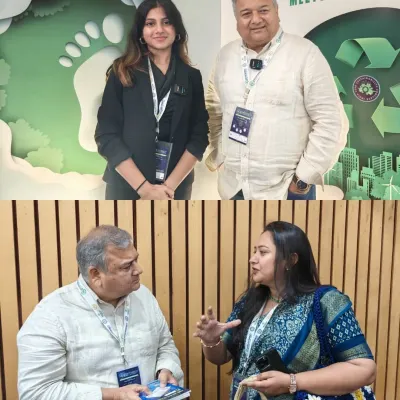 Attending the CSR and Sustainability Conclave. These events are important for sharing ideas and collaborating with other leaders in the field to accelerate climate action.