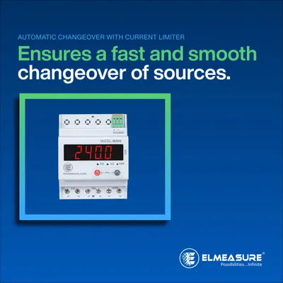 Our iACCLM400 ensures a fast and smooth changeover between power sources. This compact unit is an ideal automatic changeover switch for residential and commercial use, protecting your home devices from voltage fluctuations.