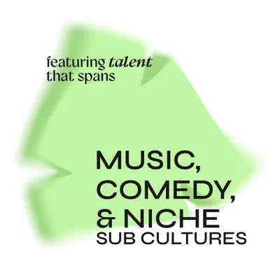 My work spans music, comedy, and niche subcultures. I curate talent that resonates with the youth.