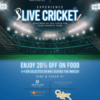 We go all out for cricket season! Our live screening events offer a stadium-like experience on a 200-inch screen, complete with special discounts on food and drinks.