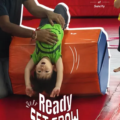 Ready, set, grow! With a little help from our coaches, even the tiniest gymnasts can learn to flip and roll, building core strength and body awareness from an early age.