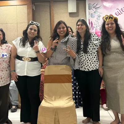 A power-packed show with over 150 amazing ladies. The energy in the room was electric, and we had a blast with games like Funtarakshri.