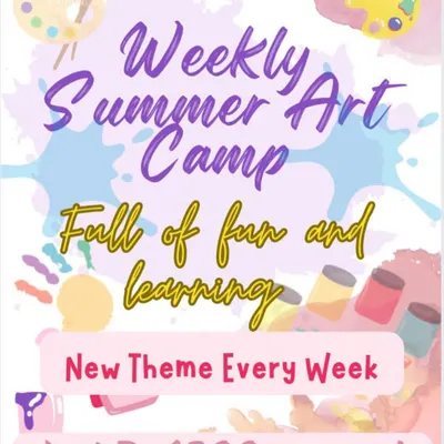 My weekly summer art camps are designed to be full of fun and learning, with a new and exciting theme every week. It's a great way to keep your child engaged and creative throughout the summer break.